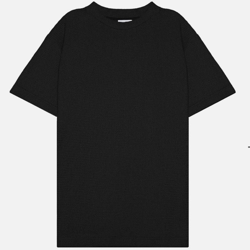 John Elliott Raschel Mock Tee - Black - NWT New!